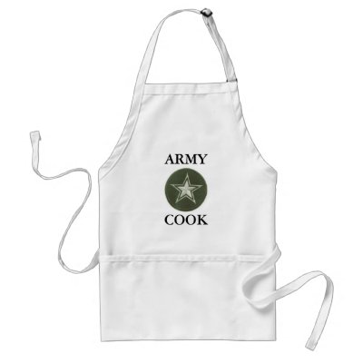 Army Cook Apron by cowboyannie