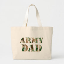 Army Dad camo Canvas Bags