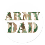 Army Dad camo Sticker