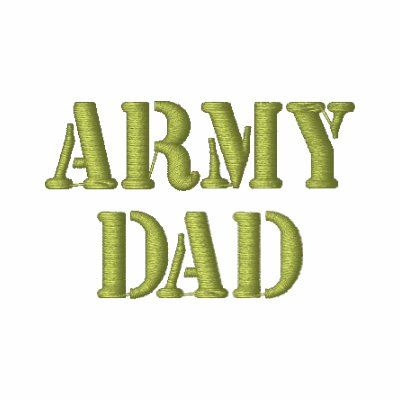 ARMY DAD Embroidered Shirt by edissler