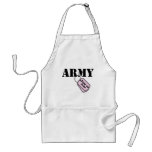 Army Dog Tags aprons