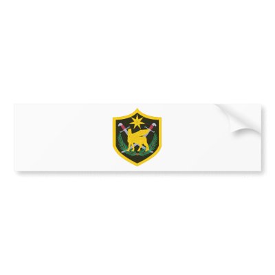 Army Element Multi-National Forces Iraq Insignia Bumper Sticker by peter_pan03