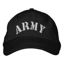 ARMY EMBROIDERED BASEBALL CAP