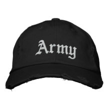 Army Embroidered Baseball Cap
