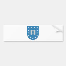 Army Flash Captain Insignia Bumper Stickers