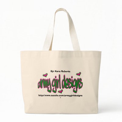 Army Girl Designs - Tote Tote Bag by armygirldesigns