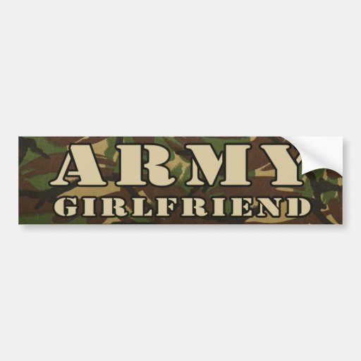 Army GirlFriend Bumper Sticker