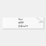 Army Girlfriend Bumper Sticker