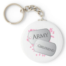 Army Girlfriend Dog Tags Key Chains