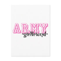 ARMY Girlfriend - Jersey Style Postcards