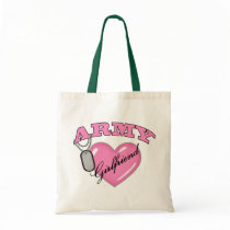 Army Girlfriend Pink Heart N Dog Tag