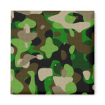 Army Green Camouflage Refrigerator Magnets