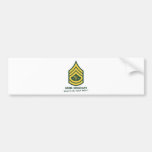 Army Grill Sergeant Bumper Sticker
