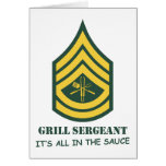Army Grill Sergeant Card