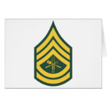 Army Grill Sergeant Greeting Cards