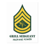 Army Grill Sergeant Postcards