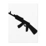 army gun weapon military postcard