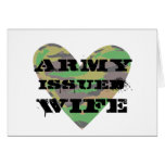 Army Issued Wife Greeting Cards