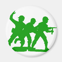 Army Men Squad Magnet