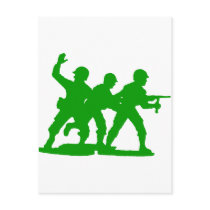 Army Men Squad Post Card