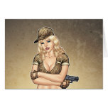 Army, Military Pin-up Good Girl by Al Rio Art