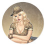 Army, Military Pin-up Good Girl by Al Rio Art