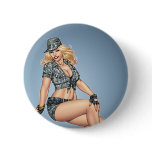 Army Military Pinup Girl in Camo #6 by Al Rio