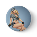Army Military Pinup Girl in Camo #6 by Al Rio