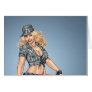 Army Military Pinup Girl in Camo #6 by Al Rio