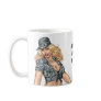 Army Military Pinup Girl in Camo #6 by Al Rio Mugs