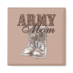 Army Mom Combat Boots N Dog Tags 1 Fridge Magnets