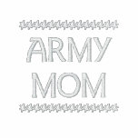 Army Mom Embroidered Shirt