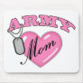 Army Mom Heart N Dog Tag Mousepad