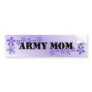 Army Mom Lilac Bumper Sticker