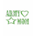 Army Mom Star/Heart t-shirts