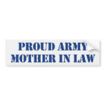 Army Mother In Law Bumper Sticker bumper stickers
