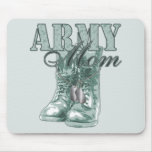 Army Mum Combat Boots N Dog Tags 2 mousepads