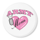 Army Mum Heart N Dog Tag