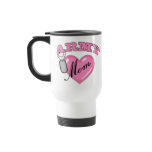 Army Mum Heart N Dog Tag