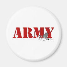 Army Mum Refrigerator Magnets