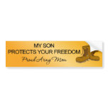 (Army) My Son Protects Your Freedom Bumper Sticker