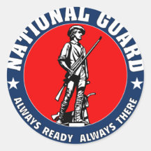Army National Guard Logo Stickers