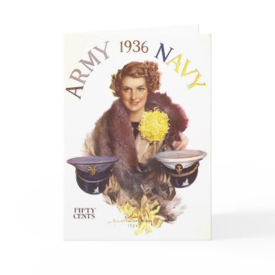 Army Navy Game Greeting Card by tnmpastperfect