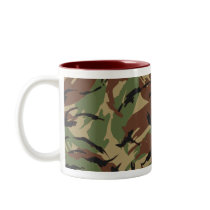 Army Pattern Mug Yellow