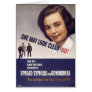 Army Propaganda Poster VD Avoid Prostitutes! Card