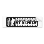 ARMY - Proudly Support Nephew Bumper Sticker