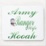 army ranger wife hooah mouse pad