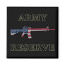 Army Reserve M16 Magnet Black