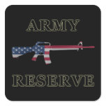 Army Reserve M16 Sticker Black