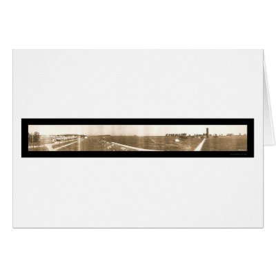 Army Rifle Range OH Photo 1913 Greeting Card by lc_panoramicphotos